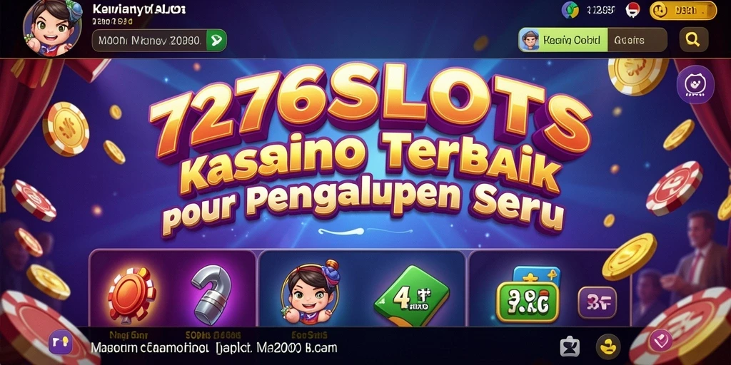 Tampilan gameplay kasino yang seru dan mengasyikkan dalam 7276SLOTS.