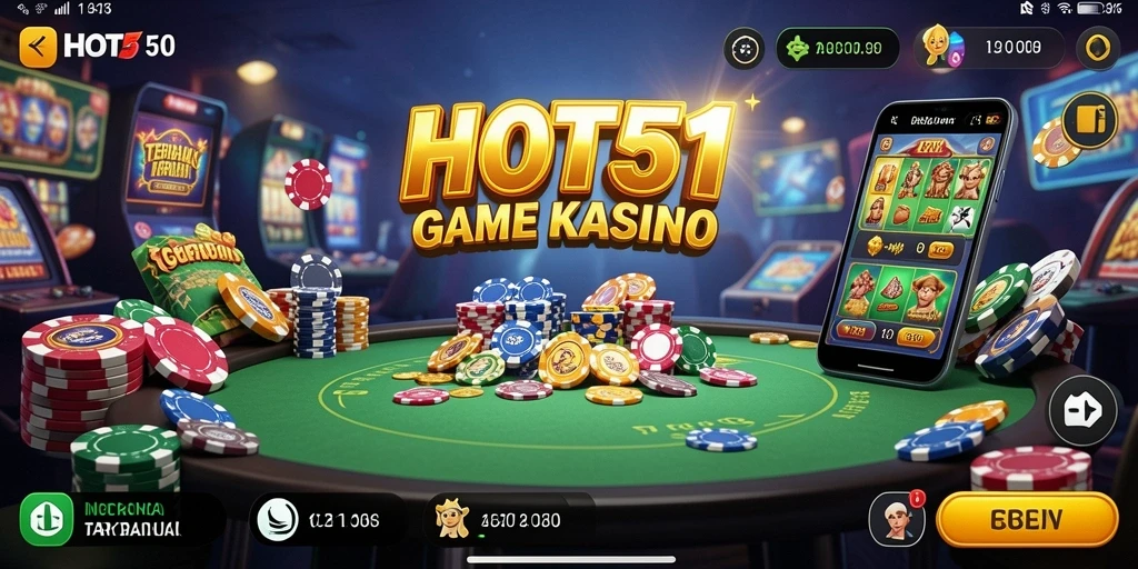 Screenshot utama HOT51 menampilkan gameplay seru dalam dunia Kasino.