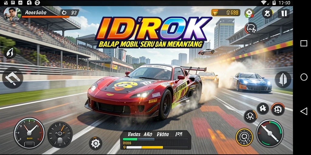 Gameplay balap seru dengan grafik yang memukau