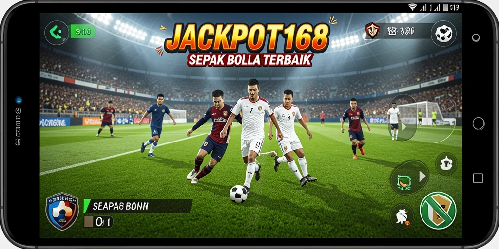 Tampilan gameplay mendebarkan di JACKPOT168.