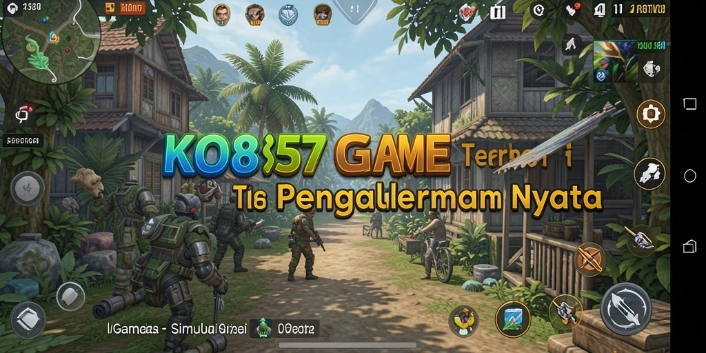 Tangkapan layar utama KO857 menampilkan suasana gameplay simulasi yang menarik.