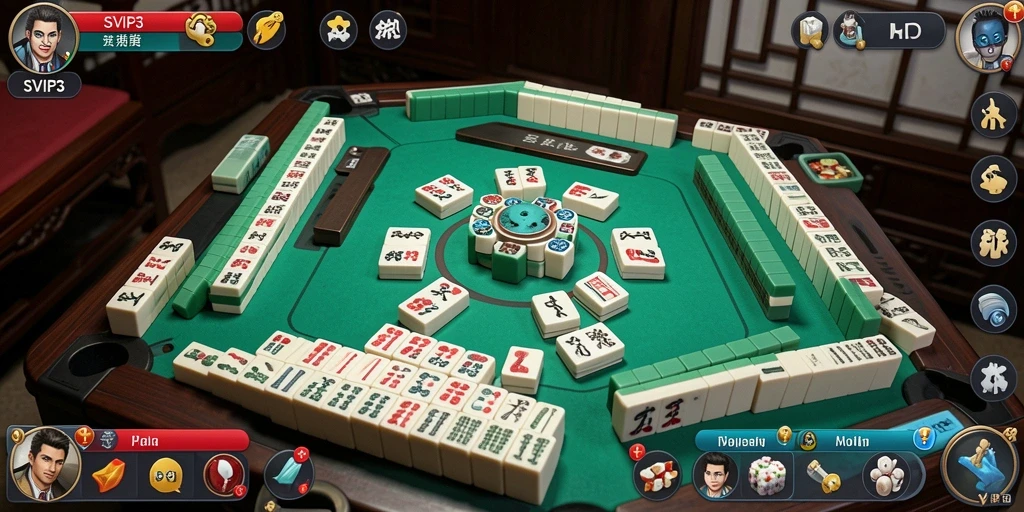 Gameplay seru Mahjong dengan desain grafis menarik.