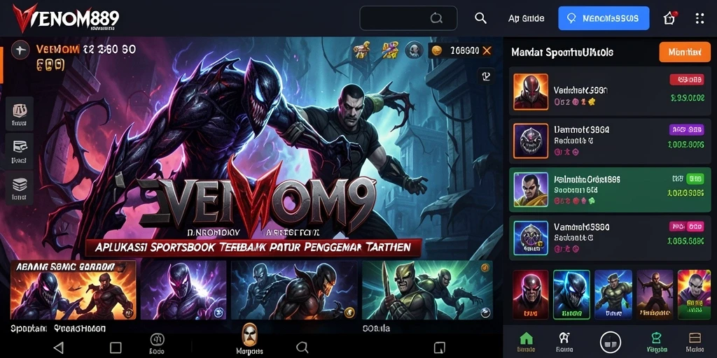 Tampilan gameplay taruhan olahraga yang menarik di VENOM889.